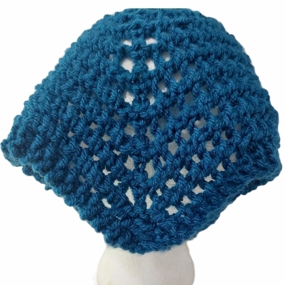 Hand Knit Small Child Cottagecore Bandana - Picture 4 of 4